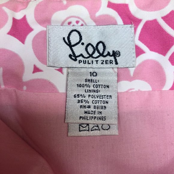 Lilly Pulitzer Girl's White Label Pleated Skirt 10 - Picture 4 of 10